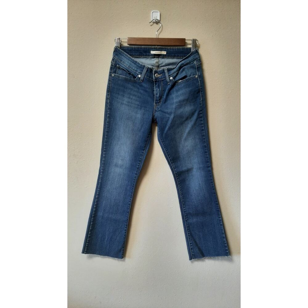 Levis 715 Boot Cut Jeans Navy Blue